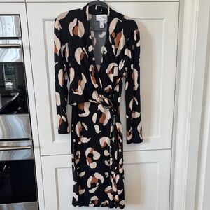 Joseph Rybkoff size 16 faux wrap dress